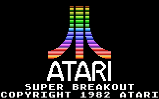 Super Breakout (1982) (Atari) Screenshot
